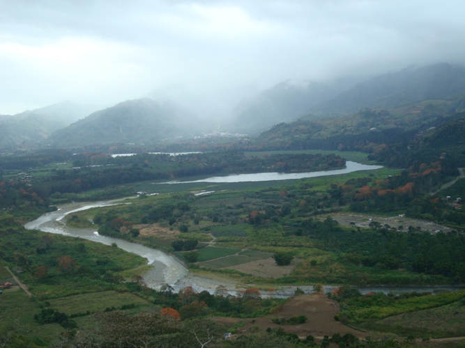 Reventazón river in Costa Rica