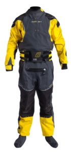 yellow and black drysuit from Level Six